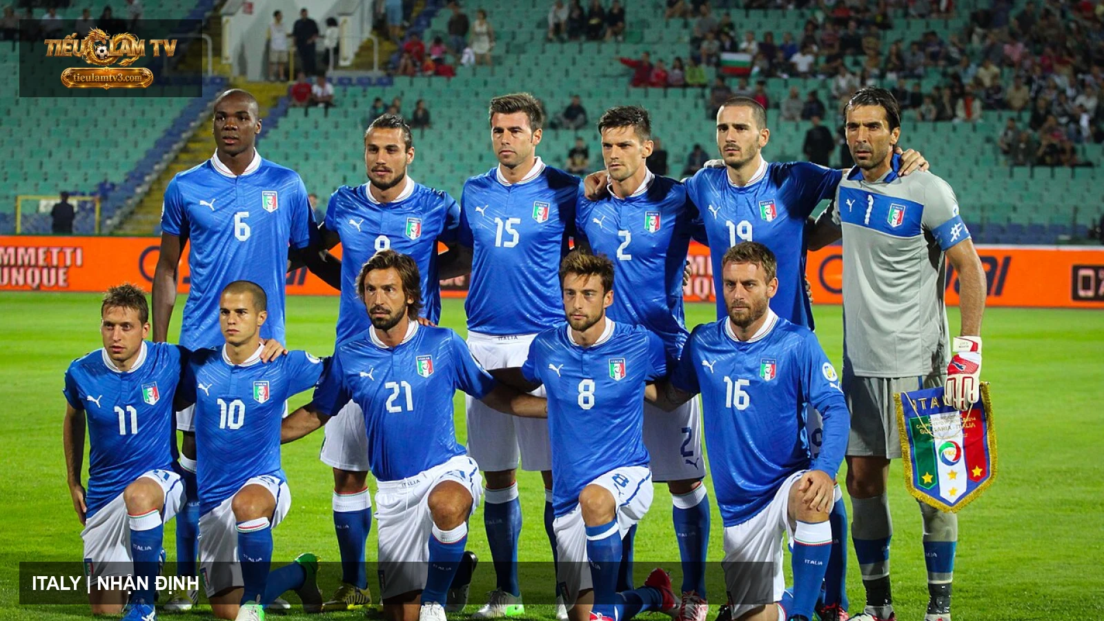Đội tuyển Italy trước trận quốc tế năm 2012